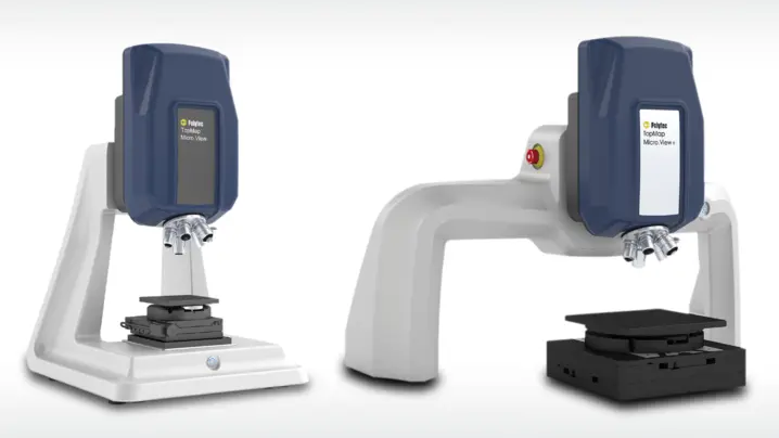 Polytec Micro.View high-precision 3D optical surface profilers for non-contact measurement of microstructures and MEMS topography.