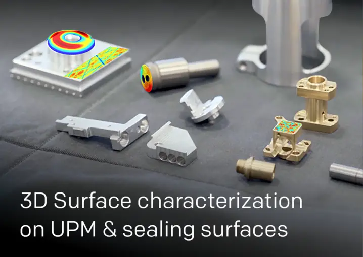 Web session "3D Characterization of Ultra Precision Machined & Sealing Surfaces"